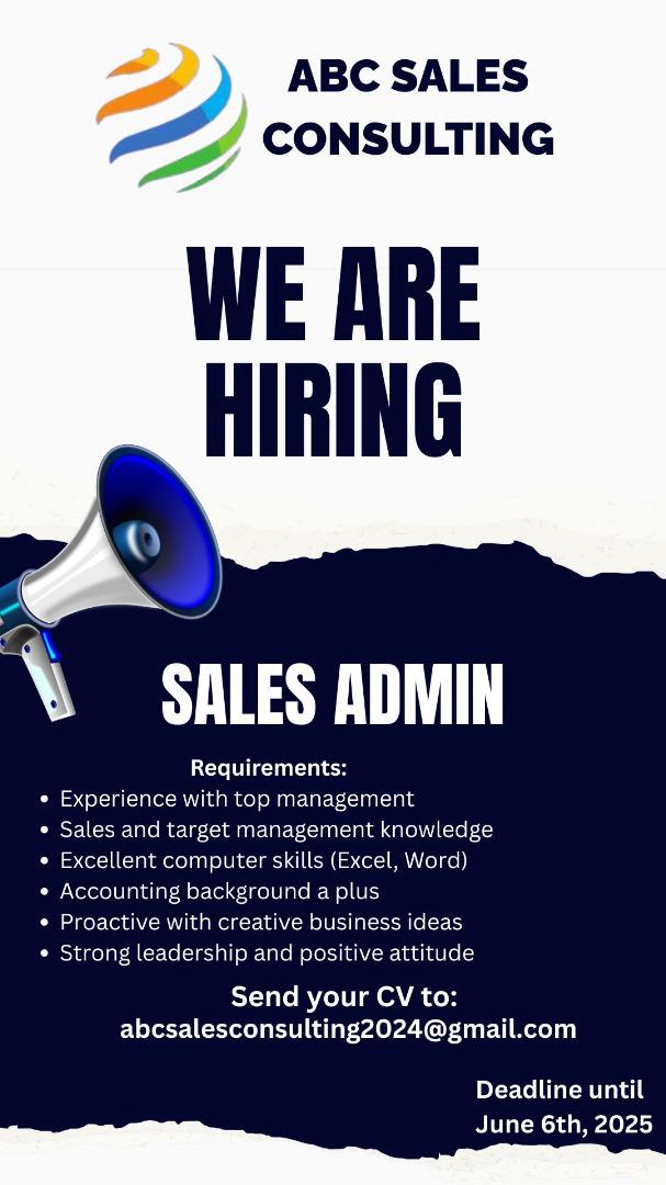 Sales Administrator Flyer