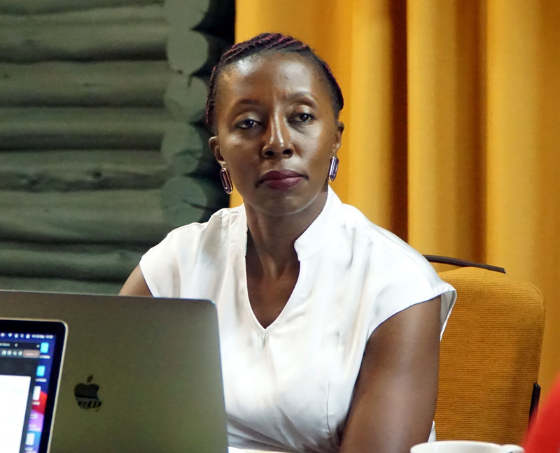 Priscilla Alela at Board Meeting