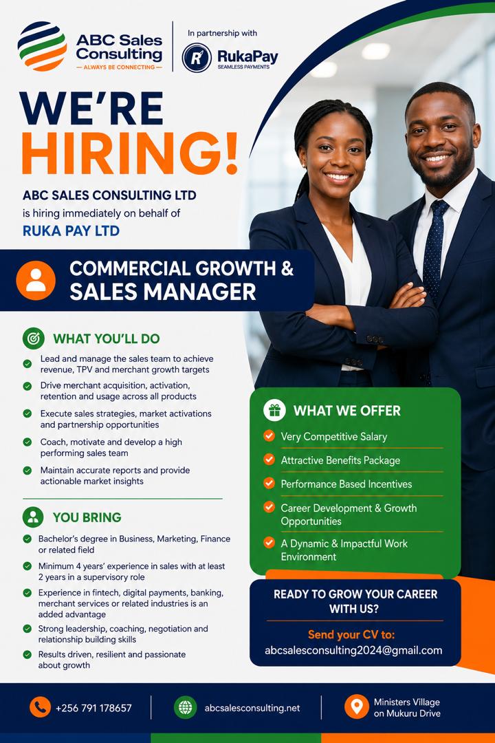 Commercial Growth & Sales Manager